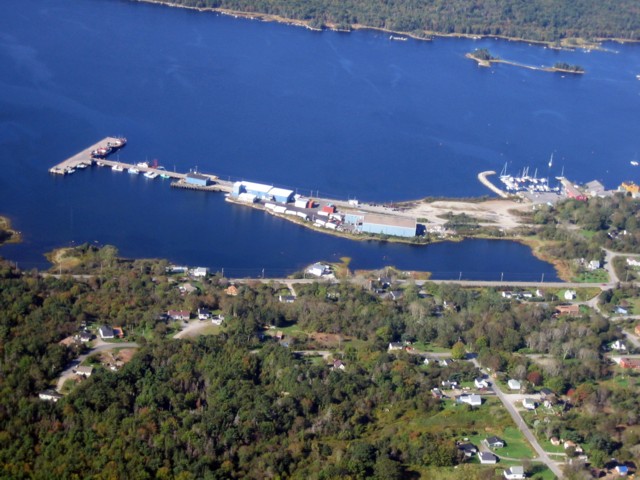 Aerial View of the Port of Shelburne